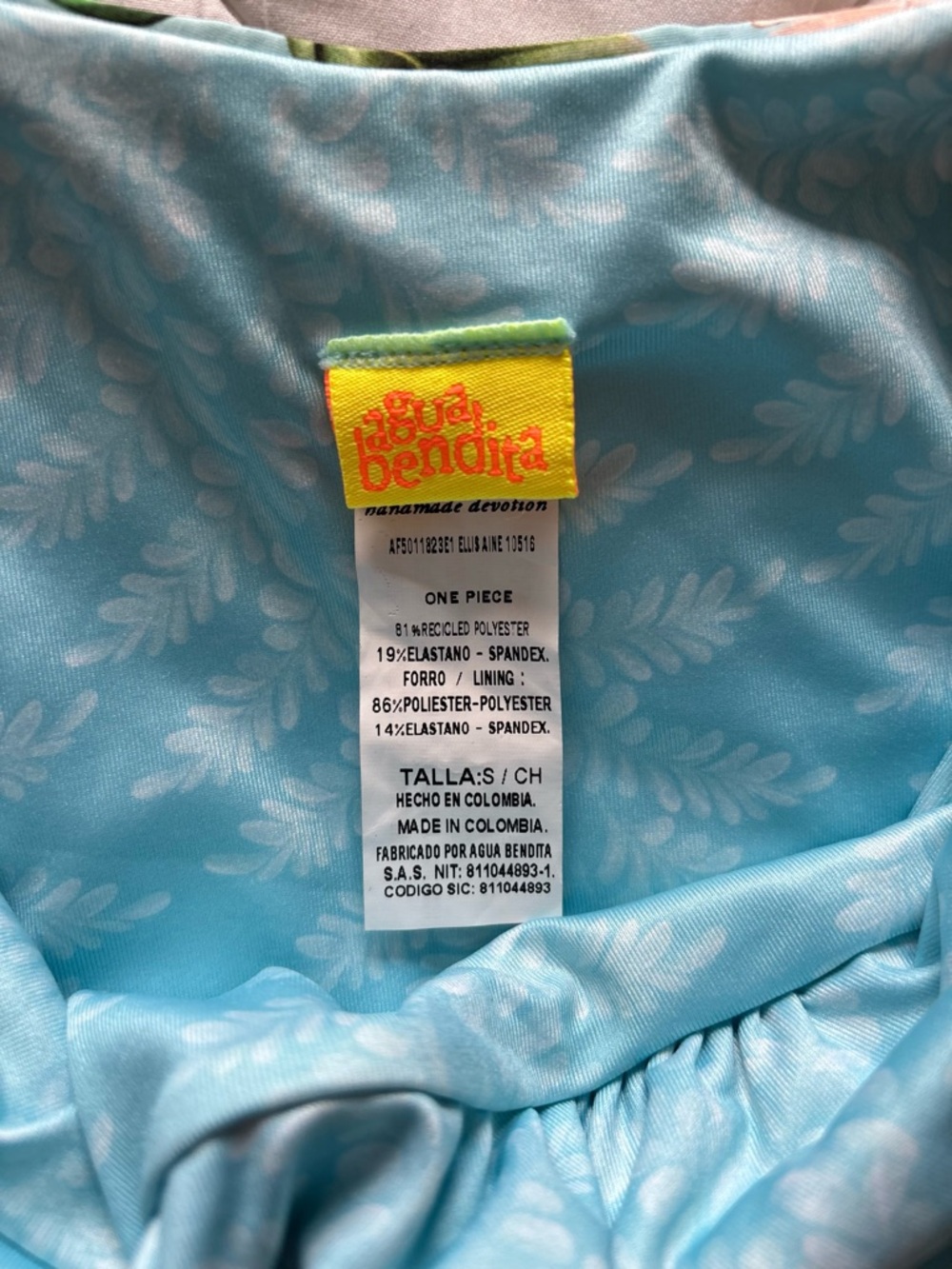 NWOT Agua Bendita One Piece Swim - Picture 5 of 5
